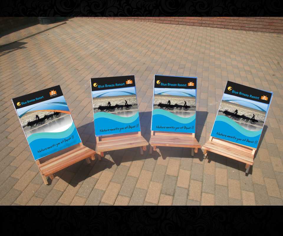 Beach Resort Chair Branding